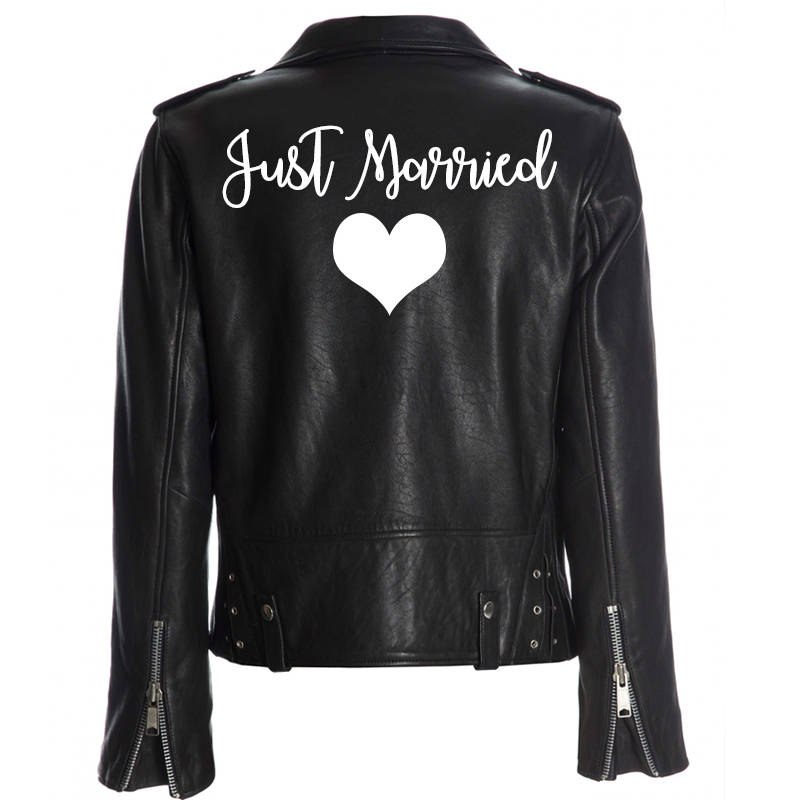 Just Married Iron on Heat Transfer