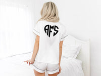 Thumbnail for Monogram PJ set, Satin PJs, Bridesmaids Gifts, Getting Ready Set, Bridesmaid Proposal, Maid of Honor