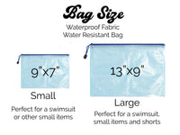 Personalized Pool Bag, Shadow Monogram Wet Bag, Beach Bridesmaid Gifts, Set of 5 6 7 8 + Get Bulk Discount, Bridal Party Favor Vacation Gift
