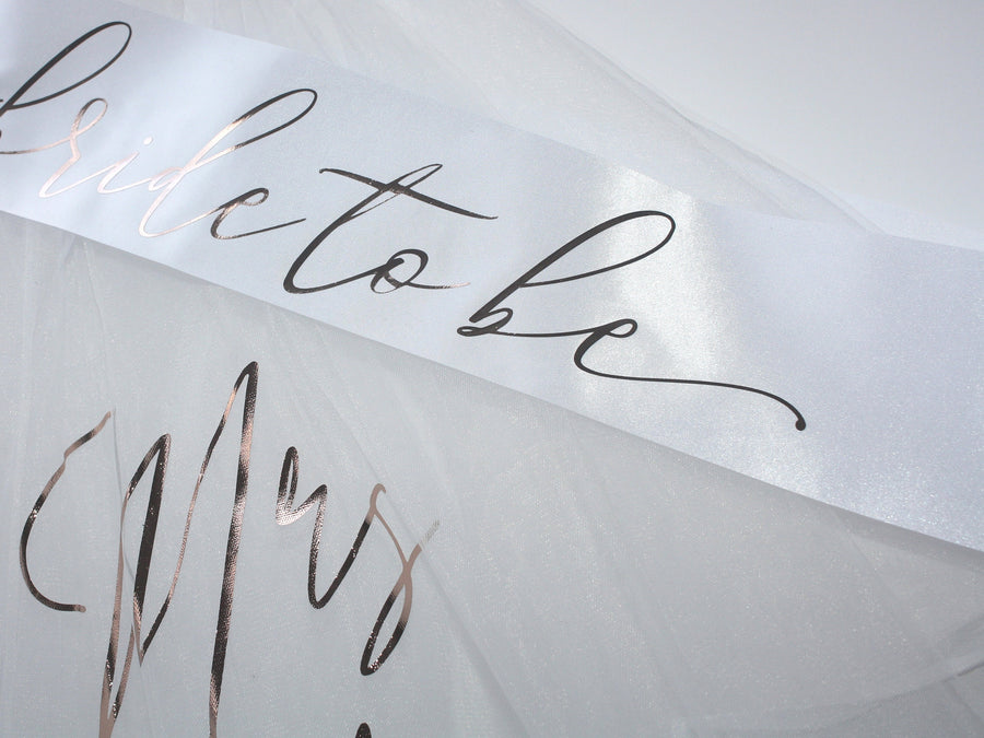 Personalized Future Mrs. Bachelorette Veil & for graduation gift