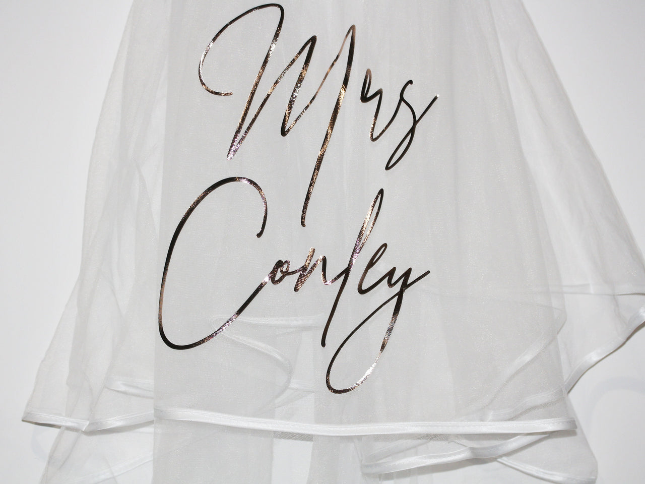 Personalized Veil and sash for Future Mrs