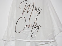 Personalized Veil and sash for Future Mrs