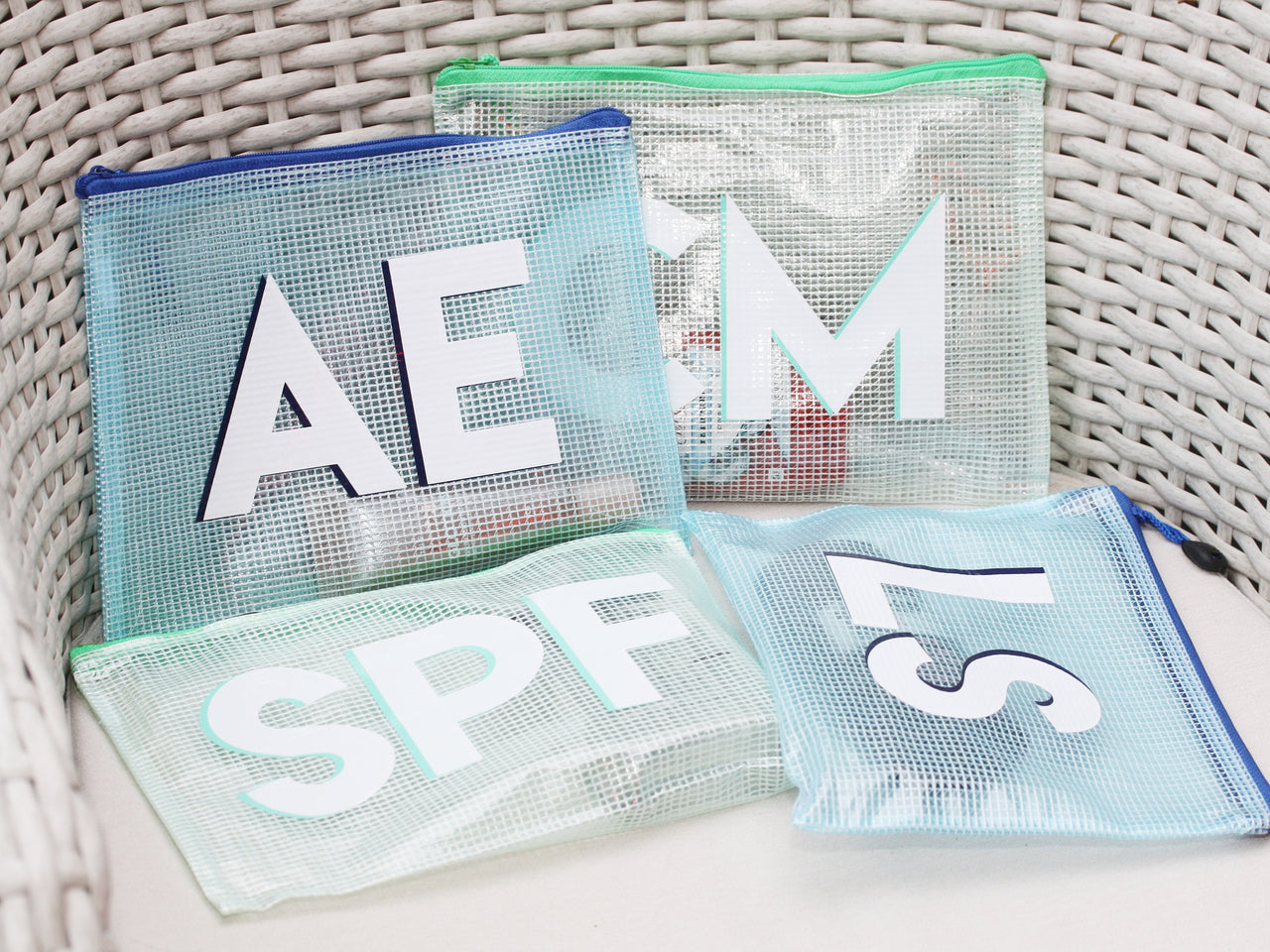 Personalized Pool Bag, Shadow Monogram Wet Bag, Beach Bridesmaid Gifts, Set of 5 6 7 8 + Get Bulk Discount, Bridal Party Favor Vacation Gift