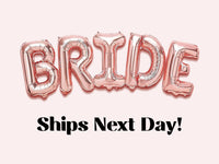 Thumbnail for BRIDE Jumbo Foil Letter Balloon Banner Party Decorations DIY Engagement Party Wedding Decorations Bachelorette party bridal shower banner