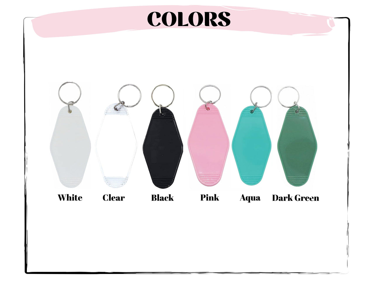 Personalized Shadow Monogram Retro Motel Keychain, Custom Key ring, Bridesmaid Gift, Bridal shower favors, Preppy country club pool party