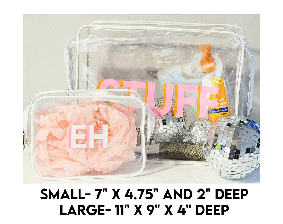 Shadow Monogram Clear Bag