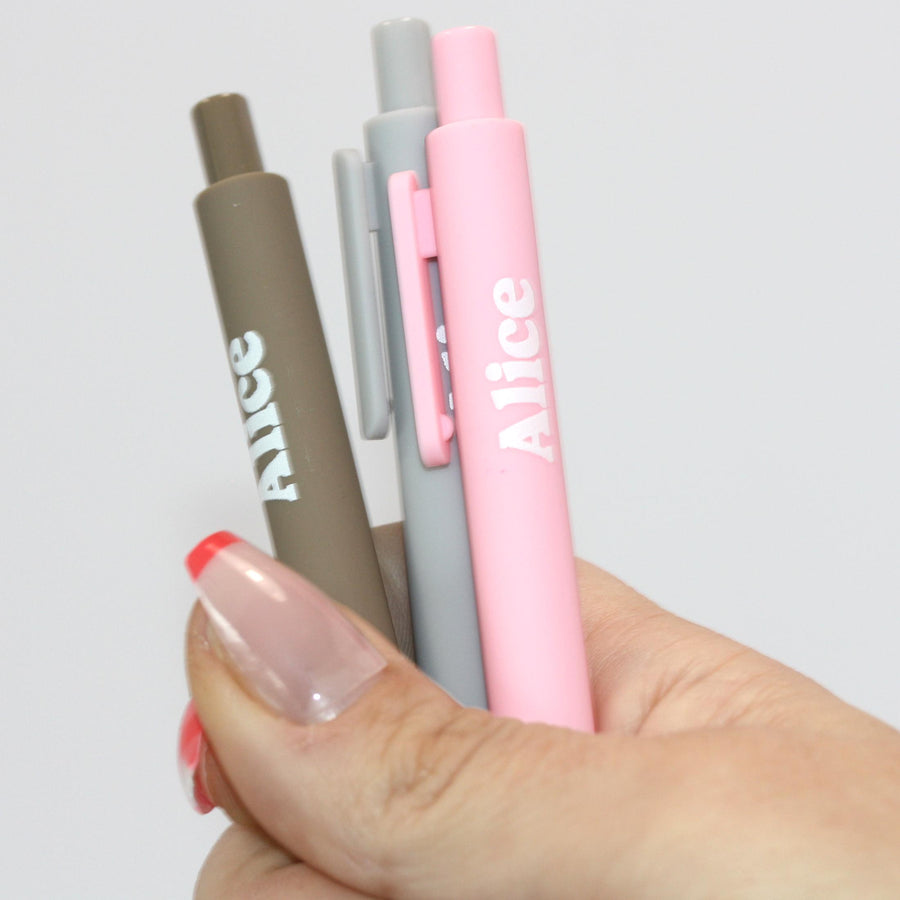 Custom printed pen set personalized for her