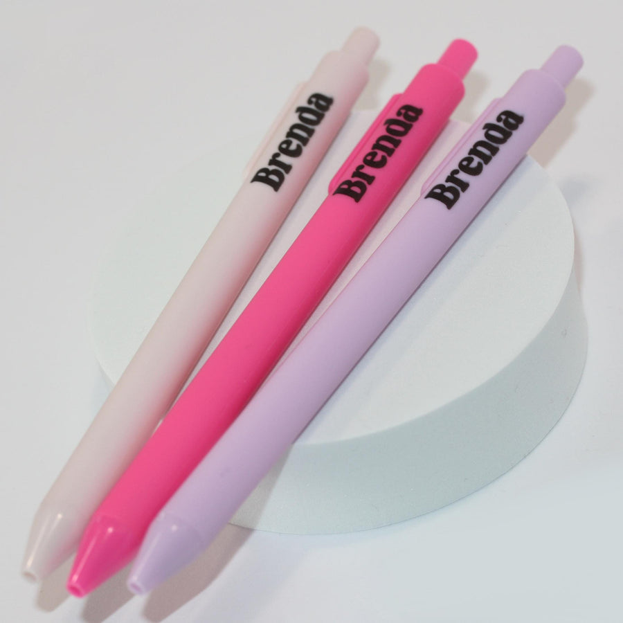Personalized pen set for stocking stuffers