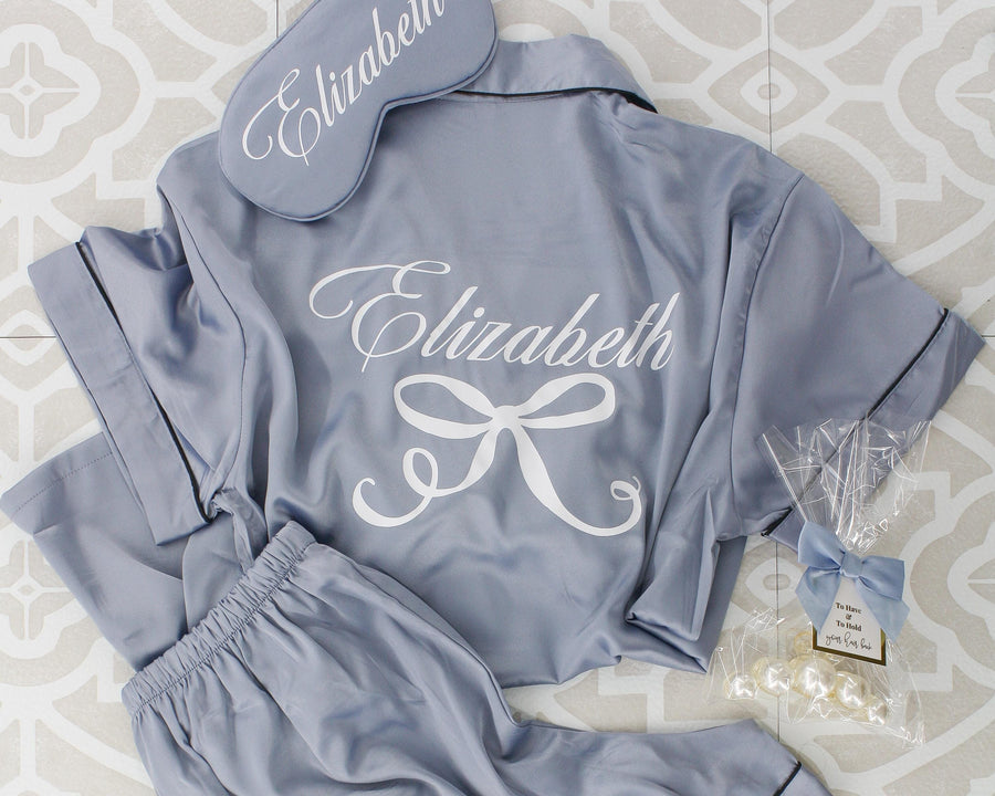 Personalized pajama set for pledge gift
