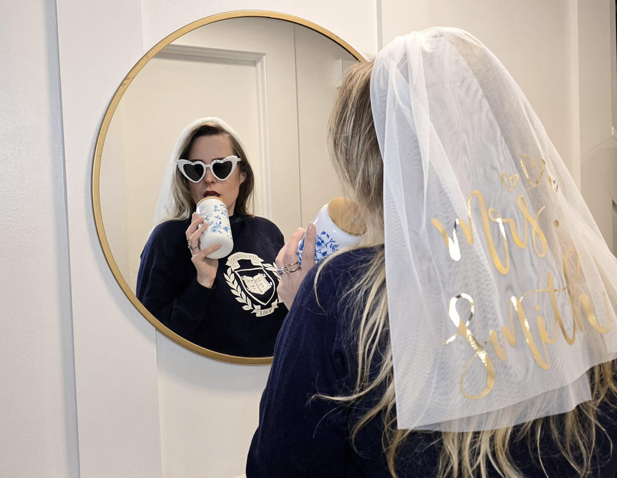 Personalized Bachelorette Veil for Bride for grad gift