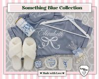 Thumbnail for Personalized Coquette Glass Ice Coffee Cup, French Toile with Bow tumbler, Something Blue for Bride and Bridesmaids Gifts, Unique Proposal