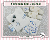 Thumbnail for Personalized Coquette Glass Ice Coffee Cup, French Toile with Bow tumbler, Something Blue for Bride and Bridesmaids Gifts, Unique Proposal