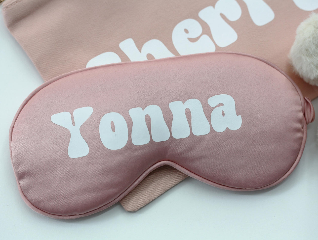 Personalized Sleepmask | Bridesmaid Eye Mask Gifts | Bridal Shower Favor | Getting Ready Accessories | Wedding Day Self Care Gift