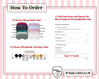 Thumbnail for Girls Gone Mild Bachelorette Party Sleepover Gift Set with Personalized Sleep Mask, To Have and To Hold Clip Set and White Diamond Straw