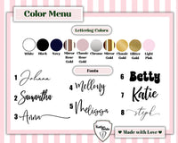 Thumbnail for Girls Gone Mild Bachelorette Party Sleepover Gift Set with Personalized Sleep Mask, To Have and To Hold Clip Set and White Diamond Straw