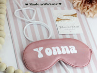 Thumbnail for Girls Gone Mild Bachelorette Party Sleepover Gift Set with Personalized Sleep Mask, To Have and To Hold Clip Set and White Diamond Straw