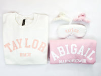 Personalized Love story Crew Neck Pull Over
