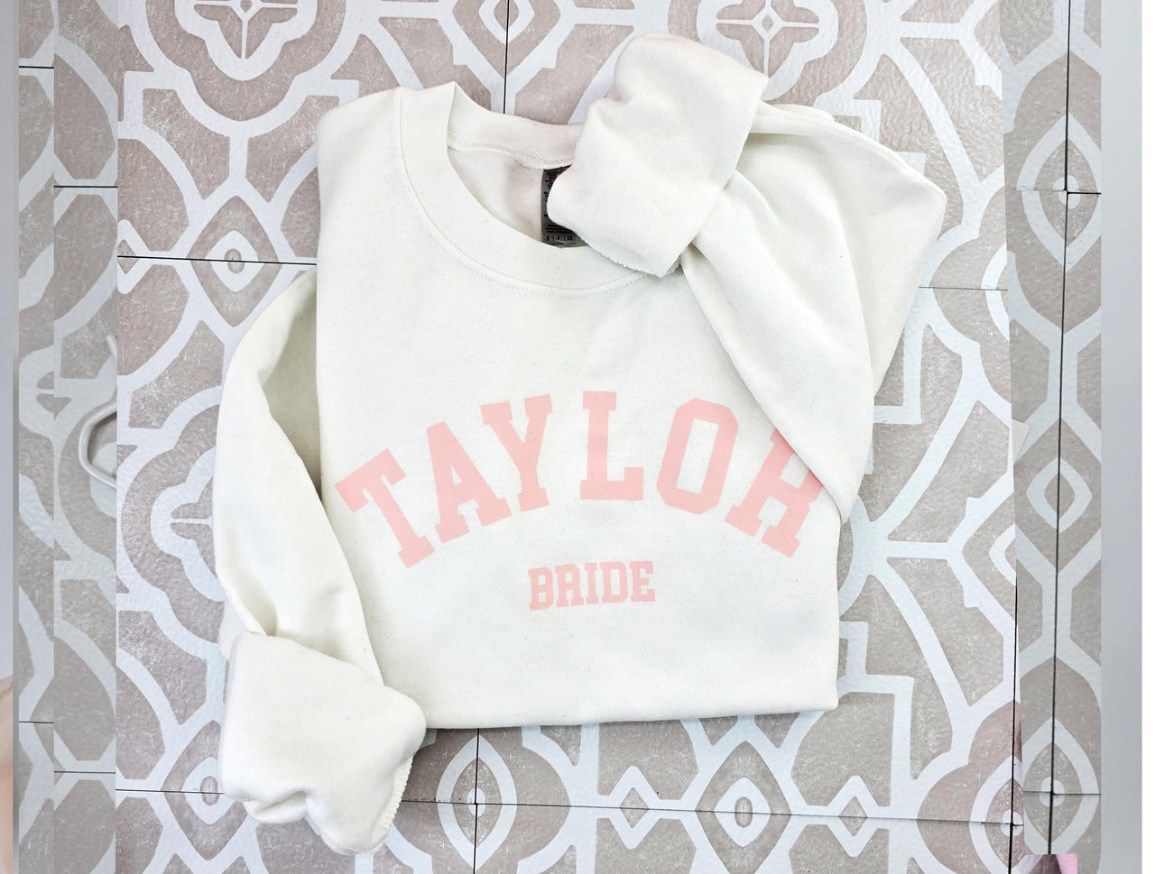 Personalized Love story Crew Neck Pull Over