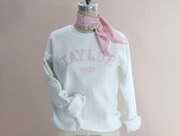Personalized Love story Crew Neck Pull Over