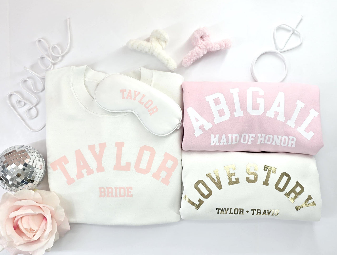 Personalized Love story Crew Neck Pull Over