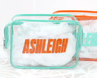 Thumbnail for Personalized Showgirl Clear Toiletry Bag, TSA Approved