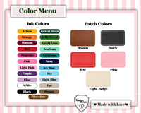 Thumbnail for Vegan Leather Catch all Cup with Personalized Shadow Monogram Patch