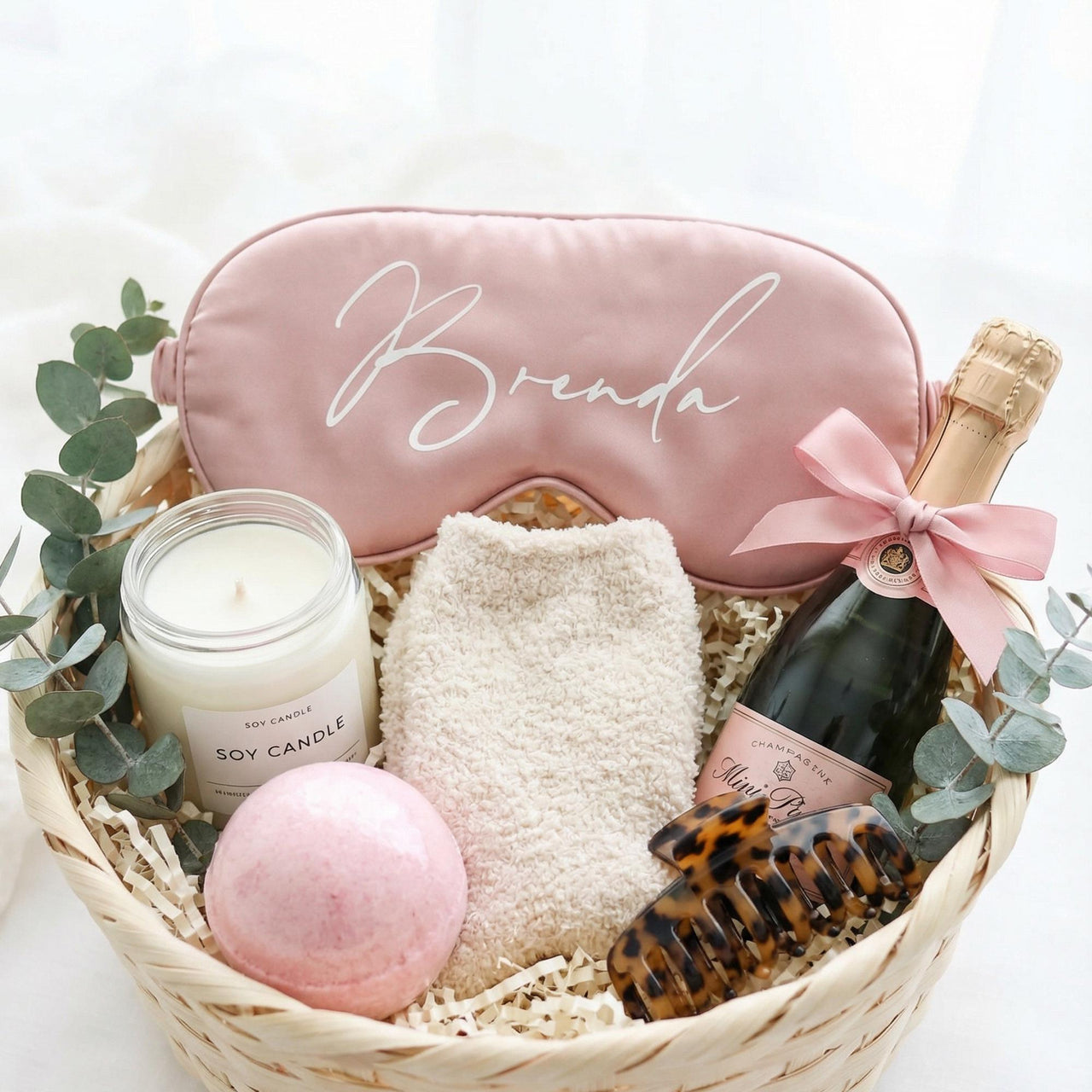 Personalized Sleepmask | Bridesmaid Eye Mask Gifts | Bridal Shower Favor | Getting Ready Accessories | Wedding Day Self Care Gift