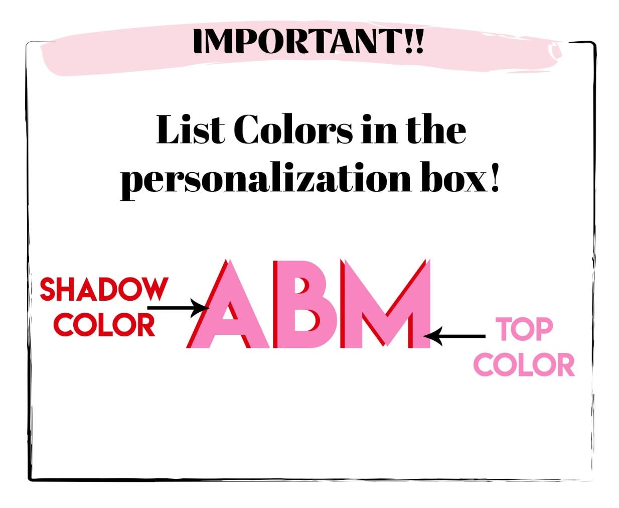 Personalized Vegan Leather Pouch with custom shadow monogram patch and self closing top