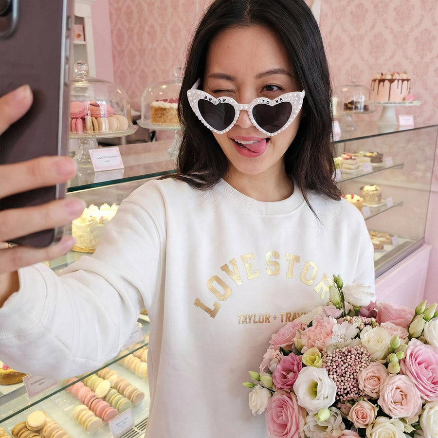 Personalized Love story Crew Neck Pull Over