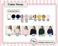 Personalized Love story Crew Neck Pull Over