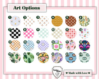 Thumbnail for Lip Balm Holder Keychain and Wristlet Keychain in Boho Print Options
