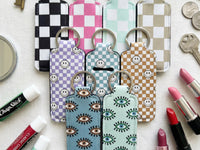 Thumbnail for Lip Balm Holder Keychain and Wristlet Keychain in Boho Print Options