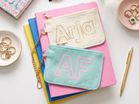 Personalized Coin Pouch Keychain, Mini Keychain zip bag, Small Jewelry Pouch, Portable Cable Bag, Earbud Case, Preppy Y2K Gift
