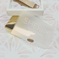 Personalized Bridesmaid Gift Box with Custom Wristlet Keychain