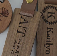 Engraved Wooden Keychains | Boho Rustic Gift | Bridesmaid Gifts | Bridal Shower Gift | Personalized Key Rings | Christmas Gift for him + Her