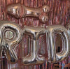 Rose Gold Holographic Foil Curtains, Metallic Fringe Tinsel Photo Backdrop Bachelorette party Decor Last Disco, Disco Cowgirl Glitz and Glam