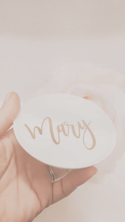 Personalized Mrs Ring Dish