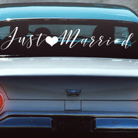 Thumbnail for Just Married Getaway Car Sign Decal