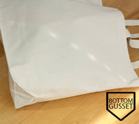 Thumbnail for personalized minimalist art deco canvas bridesmaid Tote bag