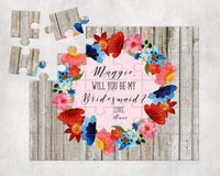 Thumbnail for Floral Bridesmaid Proposal Gift Puzzle