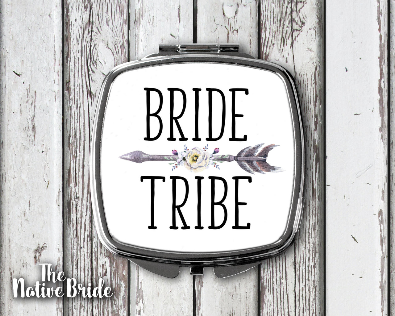 Bride Tribe compact mirror