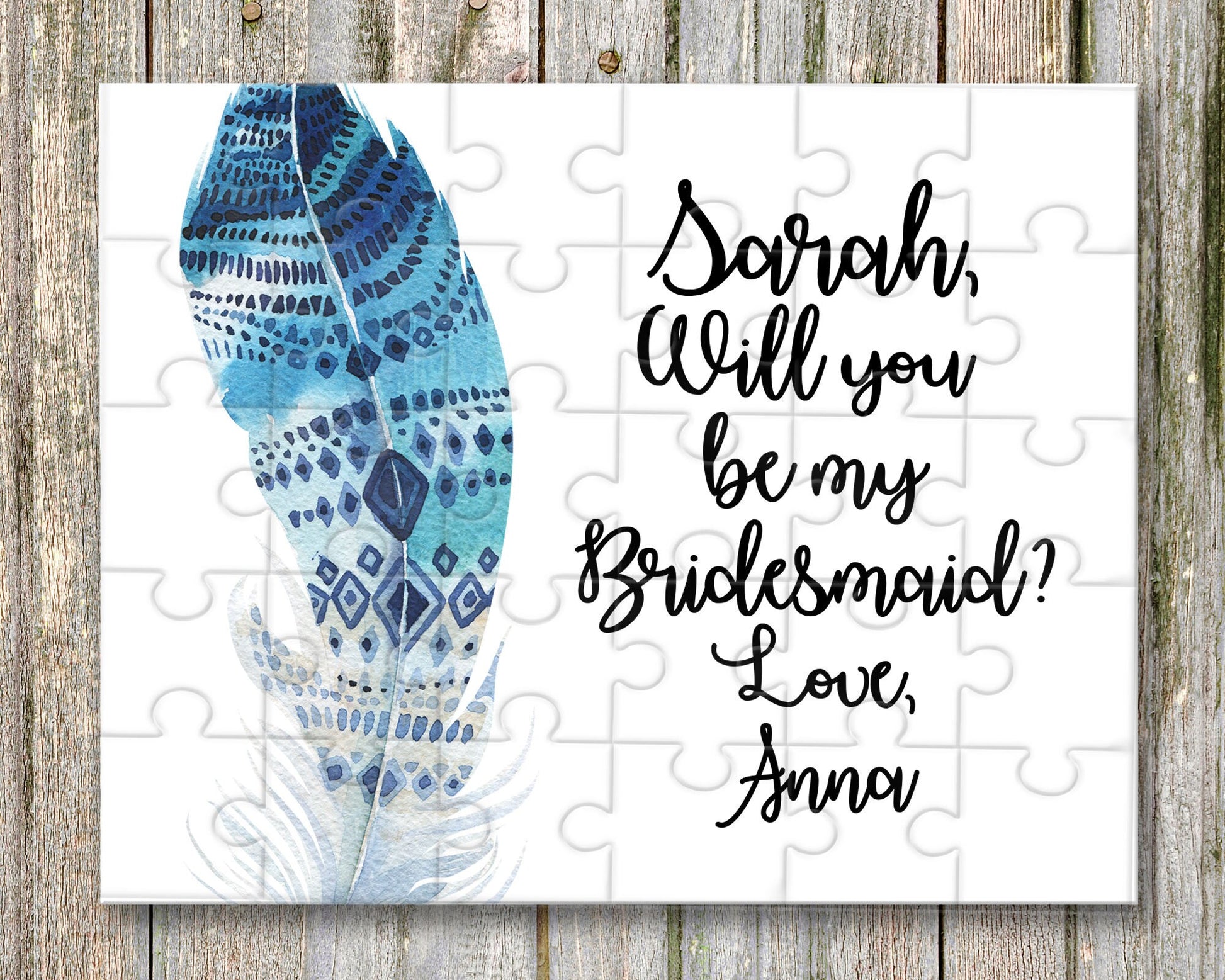 Will You Be My Bridesmaid Puzzle