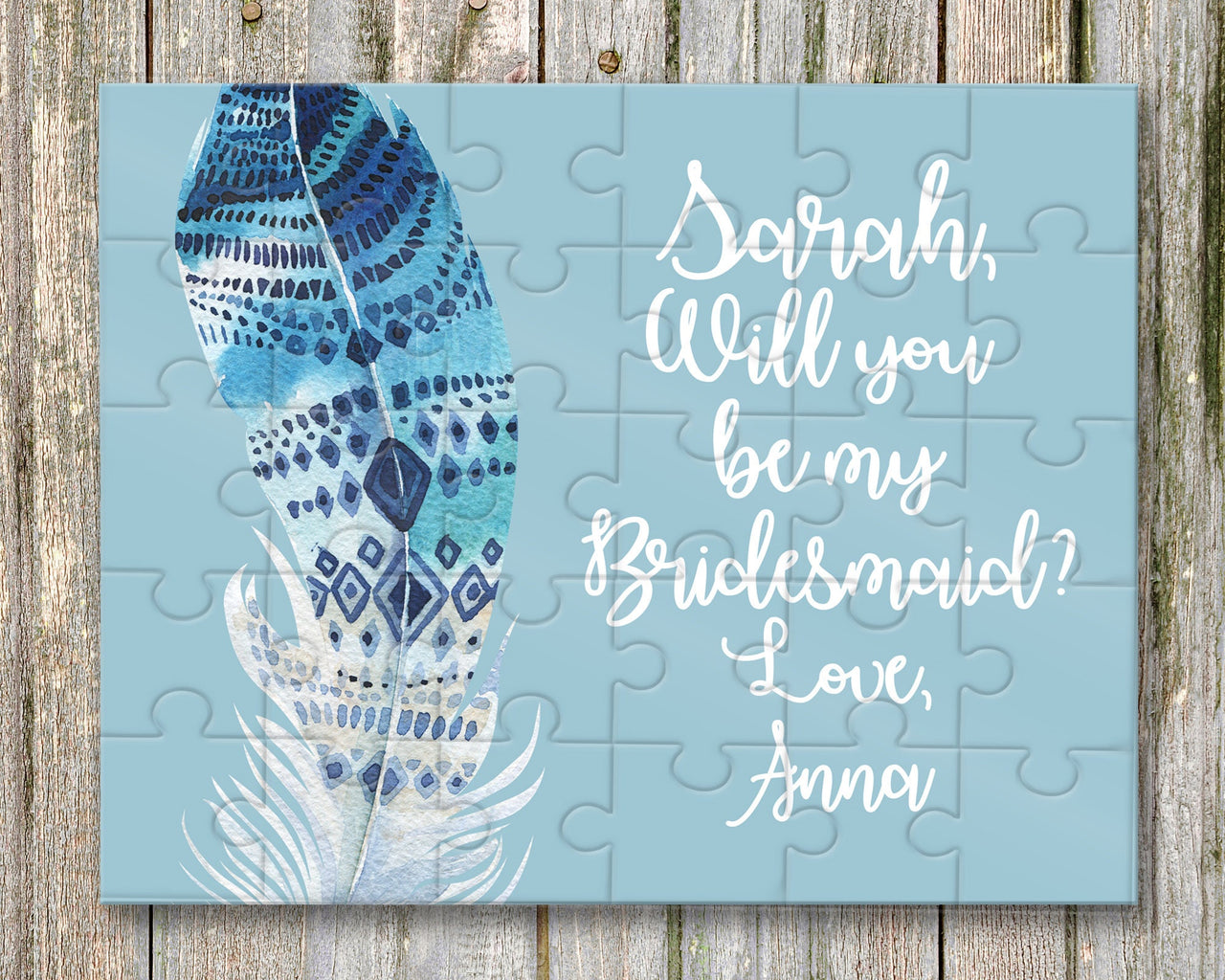 Will You Be My Bridesmaid Puzzle
