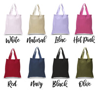 Thumbnail for personalized bridesmaid Tote bag Bridesmaid Gifts Custom Tote Bag Bridal Party Totes Bridesmaid Gift Bags Rose Gold Tote Bag party -STB4BHTV