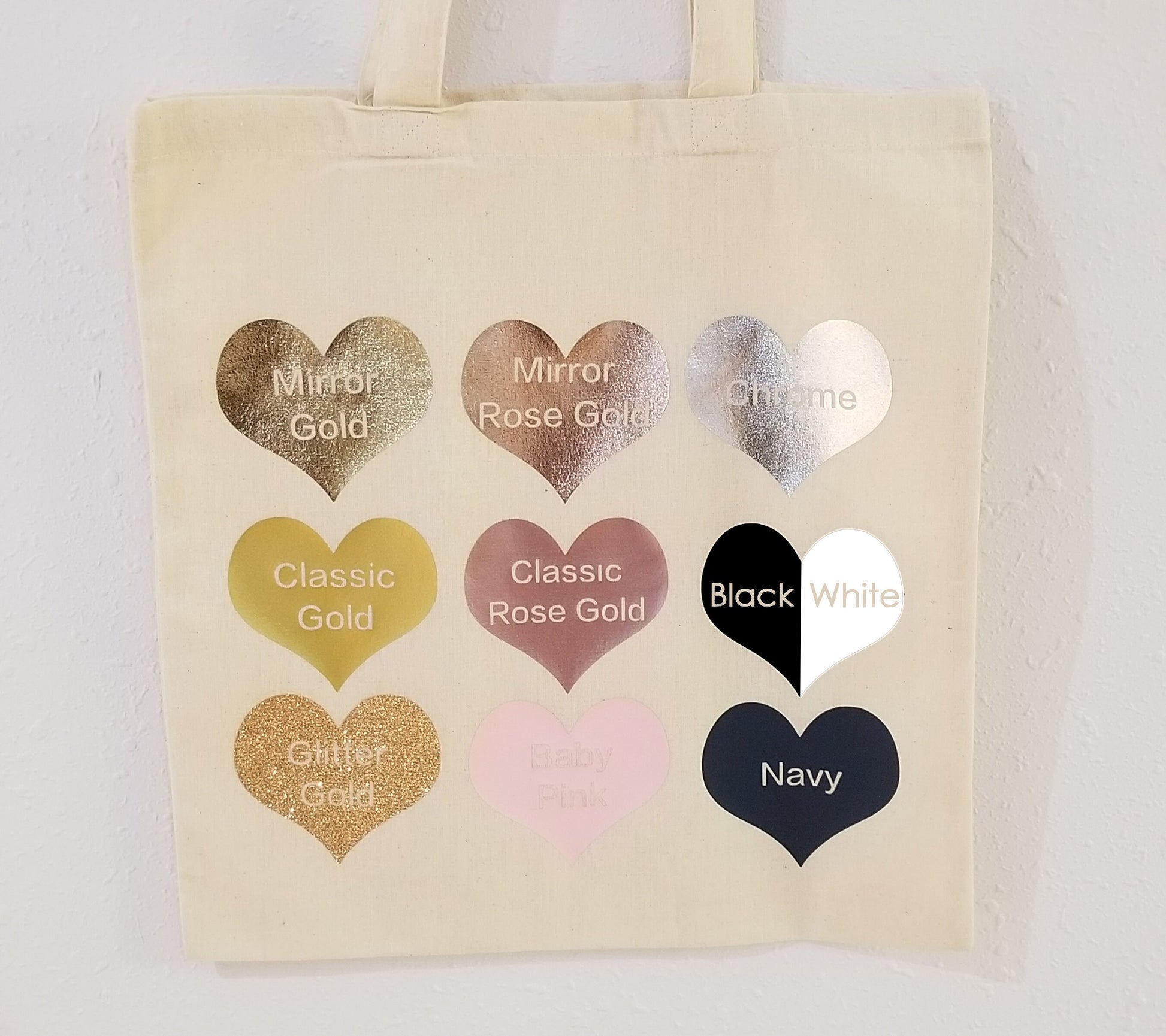 set of 6 7 8 9 personalized canvas bridesmaid Tote bags Custom Bridal Party favors bag bridal shower favors rose gold navy black -LTB3CHTV