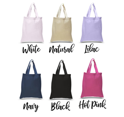 personalized bridesmaid Tote bag