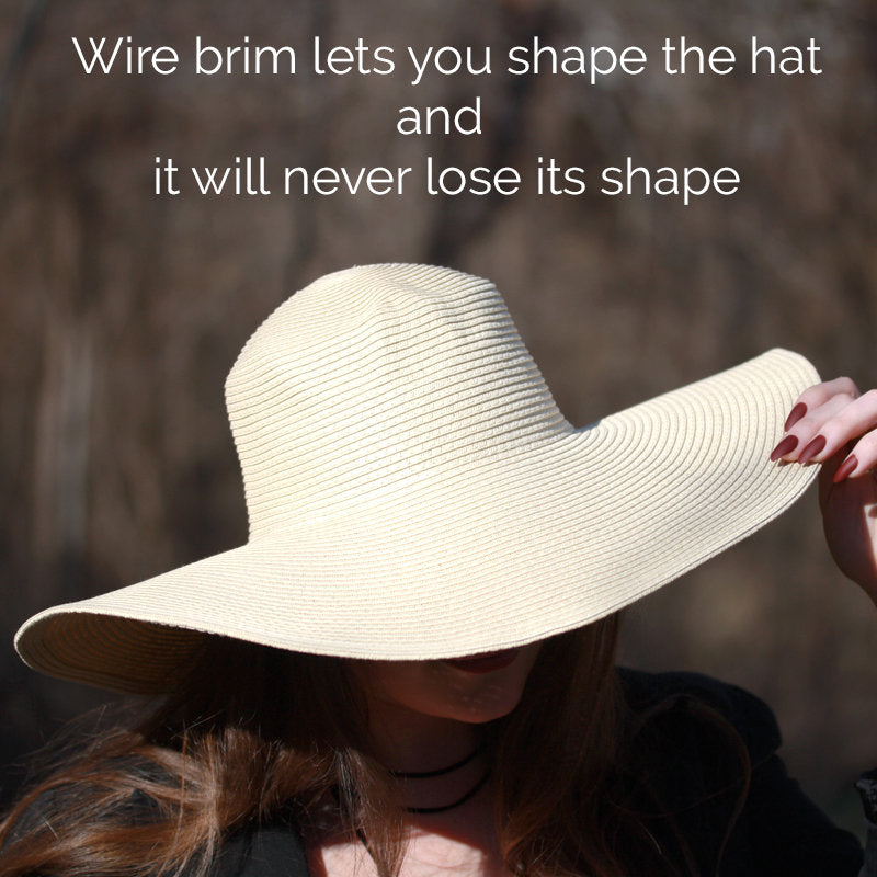 Mrs. Floppy beach hat personalized bridal shower gift custom straw sun hat honeymoon beach hat bride newly engaged present gold - FH22HTV