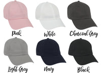 Thumbnail for Personalized soft top baseball hat for bride and bridesmaids
