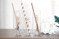 Thumbnail for Personalized plastic Champagne Flutes stemless flutes Bridal Shower set of Bridesmaids Gifts Bachelorette Party Glasses Toasting - CF2CV