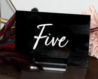 Thumbnail for Custom Acrylic Table Numbers
